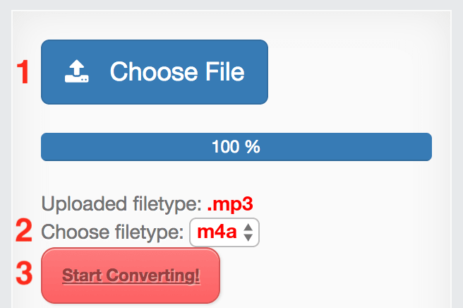 How to convert MP3 files online to M4A